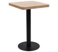 vidaXL Tavolo da Bistrot Marrone Chiaro 50x50 cm in MDF