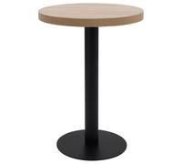 vidaXL Tavolo da Bistrot Marrone Chiaro 60 cm in MDF