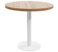 Tavolo da Bistrot Marrone Chiaro 80 cm in MDF