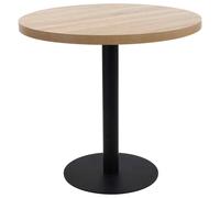 vidaXL Tavolo da Bistrot Marrone Chiaro 80 cm in MDF