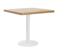 vidaXL Tavolo da Bistrot Marrone Chiaro 80x80 cm in MDF