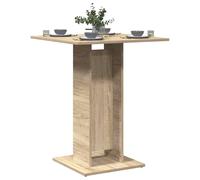 vidaXL Tavolo da Bistrot Rovere Sonoma 60x60x75 cm Legno Multistrato