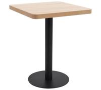 Tavolo da Bistrot Marrone Chiaro 60X60 cm in MDF