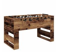 vidaXL Tavolo da calcio 2 pezzi legno antico 146,5 x 74 x 85 cm, sala giochi, tavolo da calcio balilla moderno, ideale per attività familiari, partite divertenti