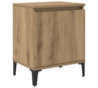 vidaXL Tavolo da Comodino in Rovere Artigianale Rovere Artigianale