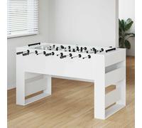 vidaXL Tavolo da Foosball Bianco 146,5 x 74 x 85 cm Legno multistrato