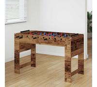 vidaXL Tavolo da Foosball Legno vecchio 125 x 60,5 x 80 cm