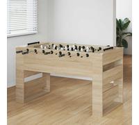 vidaXL Tavolo da Foosball Rovere Sonoma 146,5 x 74 x 85 cm