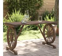 vidaXL Tavolo da Giardino 115x55x65 cm in Legno Massello di Abete