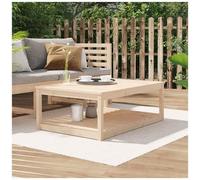VIDAXL - Tavolo Da Giardino 121x82,5x45 Cm In Legno Massello Di Pino