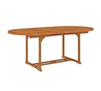 vidaXL Tavolo da Giardino 200x100x75 cm in Legno Massello di Eucalipto
