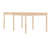 vidaXL Tavolo da Giardino 203,5x100x76 cm in Legno Massello di Pino