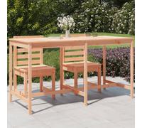 vidaXL Tavolo da Giardino 203,5x90x110 cm in Legno Massello di Douglas