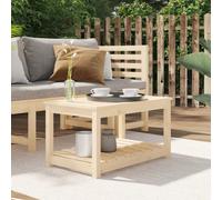 VIDAXL - Tavolo Da Giardino 82,5x50,5x45 Cm In Legno Massello Di Pino