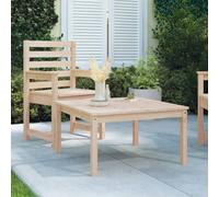 vidaXL Tavolo da Giardino 82,5x82,5x45 cm in Legno Massello di Pino