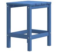 vidaXL Tavolo da Giardino Adirondack Blu Acqua 38x38x46 cm HDPE