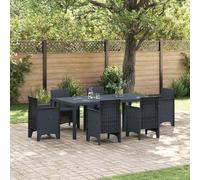 vidaXL Grande Tavolo da Pranzo All'Aperto Rettangolare | Grigio Antracite | Plastica | Ospita 8 Persone | Facile da Pulire | Mobili Moderni Resistenti alle Intemperie per Giardino, BBQ, Patio e Balcon