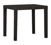 AX Tavolo Giardino Patio 79x65x72cm Pranzo Plastica Mobili Campeggio Casa 315845