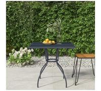 VIDAXL - Tavolo Da Giardino Antracite 80x80x72,5 Cm Rete D'acciaio