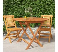 VIDAXL - Tavolo Da Giardino Pieghevole 85x75 Cm Legno Massello Di Teak