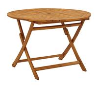 vidaXL Tavolo da Giardino Pieghevole 110 cm in Massello d'Acacia