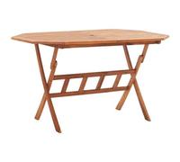 VIDAXL - Tavolo Da Giardino Pieghevole 135x85x75 Cm Massello Di Acacia