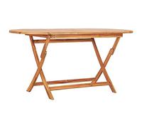 AX Tavolo Patio Legno Teak Pieghevole Sala Balcone Veranda Soggiorno Nuovo 48998