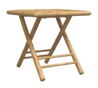 vidaXL Tavolo da Giardino Pieghevole 45x45x45 cm bambù