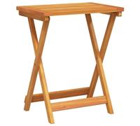 vidaXL Tavolo da Giardino Pieghevole 50x36x60 cm Legno Massello Acacia