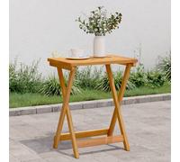 vidaXL Tavolo da Giardino Pieghevole 50x36x60 cm Legno Massello Acacia
