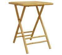 vidaXL Tavolo da Giardino Pieghevole 55x55x75 cm in bambù