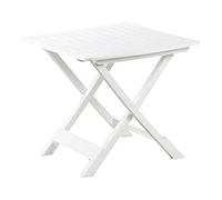 BIANCO TAVOLO TEVERE PIEGHEVOLE 80x72x70 CENTIMETRI