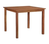 vidaXL Tavolo da Giardino Tavolino da Esterni Tavola per Patio Arredo da Giardino Mobili da Esterni 85x85x74 cm Legno Massello di Acacia