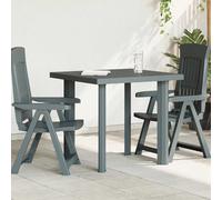 vidaXL Tavolo da Giardino Verde 80x75x72 cm in Plastica