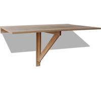 Tavolo pieghevole da parete colore rovere 100x60 cm