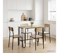 vidaXL Tavolo da pranzo 100 x 50 x 75 cm Legno ingegnerizzato
