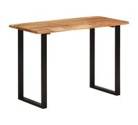 vidaXL Tavolo da Pranzo 110x50x76 cm Legno Massello di Acacia