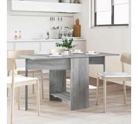 vidaXL Tavolo da pranzo 138 x 70 x 73,5 cm Legno di ingegneria Sonoma Grigio, Tavolo da pranzo rettangolare Moderno, Design estensibile, resistente all'acqua, Mobile pratico per soggiorno, cucina