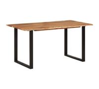 VIDAXL - Tavolo da Pranzo 154x80x76 cm in Legno Massello di Acacia