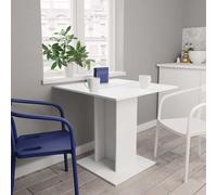 vidaXL Tavolo da Pranzo AX 80×80×75 cm Minimalista Bianco Truciolato