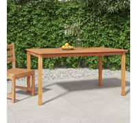 vidaXL Tavolo da Pranzo da Giardino 150x90x75cm Legno Massello di Teak