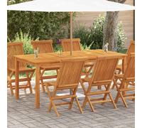 vidaXL Tavolo da Pranzo da Giardino 180x90x75 cm Legno Massello Acacia