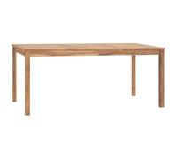 vidaXL Tavolo da Pranzo da Giardino 180x90x77 cm in Massello di Teak
