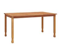 vidaXL Tavolo da pranzo da giardino Mobili da esterno in legno Patio Cena Cucina Sala da pranzo Ristorante Bancone Tavolino 150x90x75 cm Legno massello Teak