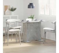 vidaXL Tavolo da pranzo Grigio cemento 110 x 60 x 75 cm