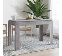 vidaXL Tavolo da Pranzo Grigio Sonoma 120x60x76 cm Legno Multistrato
