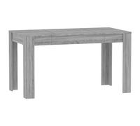 vidaXL Tavolo da Pranzo Grigio Sonoma 140x74,5x76 cm Legno Multistrato