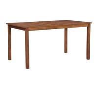 vidaXL Tavolo da Giardino 150x90x74 cm in Massello di Acacia