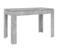 vidaXL Tavolo da Pranzo Minimalista Elegante Moderno Robusto Mobili per Interni Arredi Casa Cucina Grigio Cemento 120x60x76 cm in Truciolato