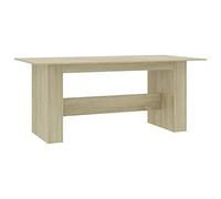 AX Tavolo Base Rettangolare 180x90x76cm Cena Salotto Rovere Sonoma Ospiti 800471